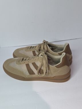 Jellypop Casual Beige Mesh & Suede Sneakers Size 8.5